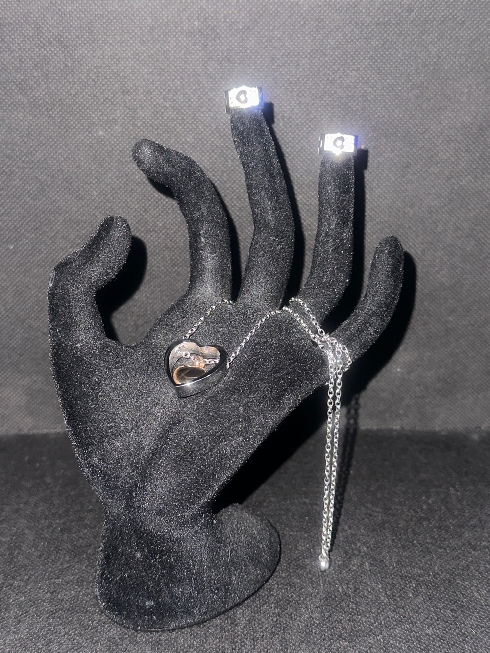 Silver Heart Necklace - Unbranded